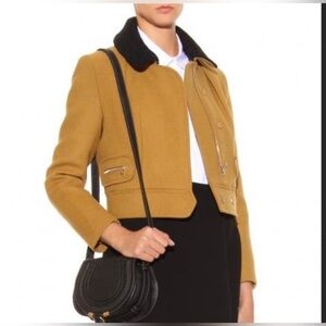 CARVEN Wool and Cashmere Blend Wool Jacket Size-4